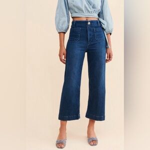 Pilcro The Skipper Wide Leg Size 31 Boho Gypsy Hippie Festival Pockets Casual